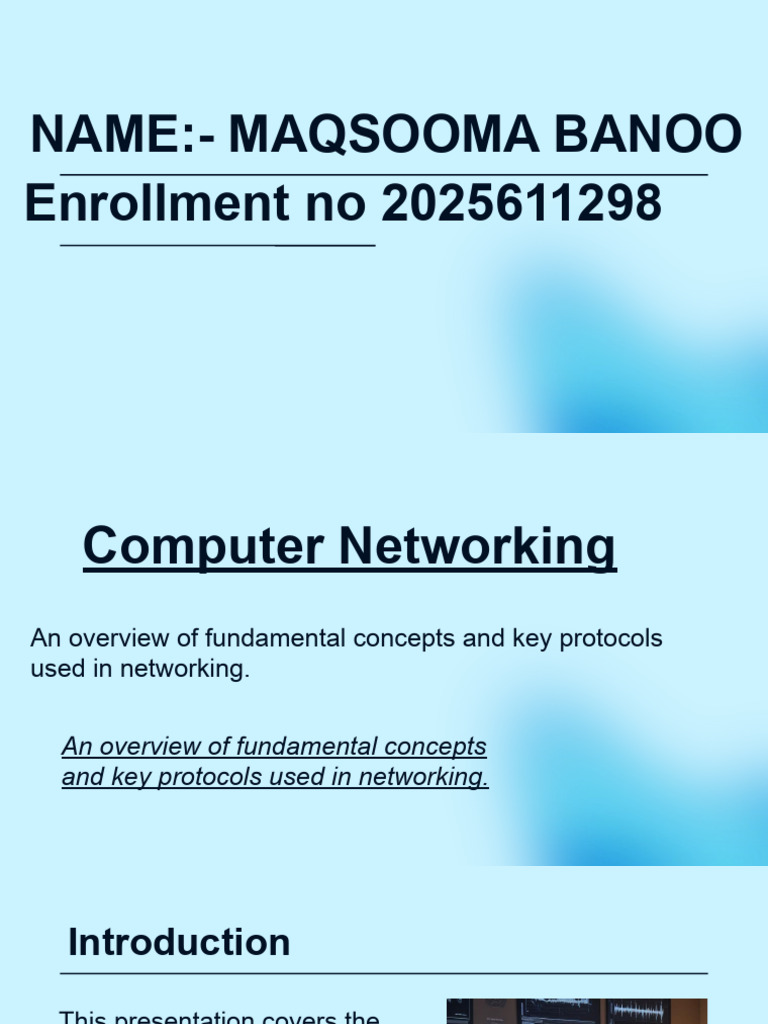 Computer Networking Essentials Guide | PDF | Computer Network | File ...