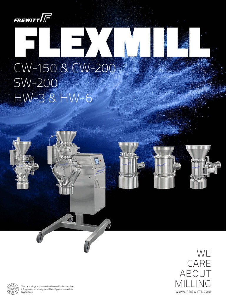 Frewitt FlexMill: Multi-Process Milling System | PDF | Mill (Grinding ...