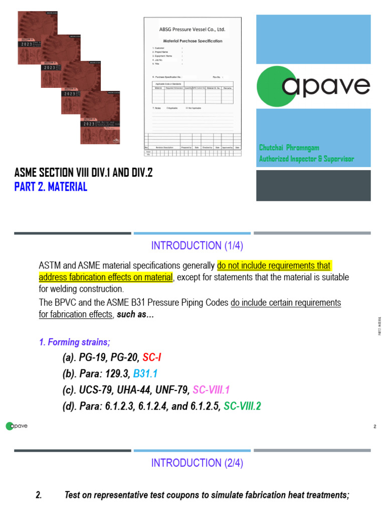 ASME Material Specifications Overview | PDF | Pipe (Fluid Conveyance ...