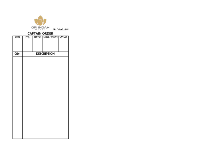 Captain Order | PDF