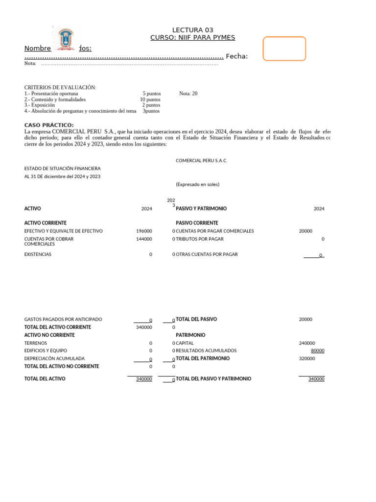Wa0002. | PDF | Estado de resultados | Contabilidad financiera
