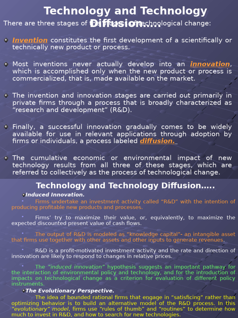 RP 4111 Technology Diffusion 2023 | PDF | Innovation | Research And ...