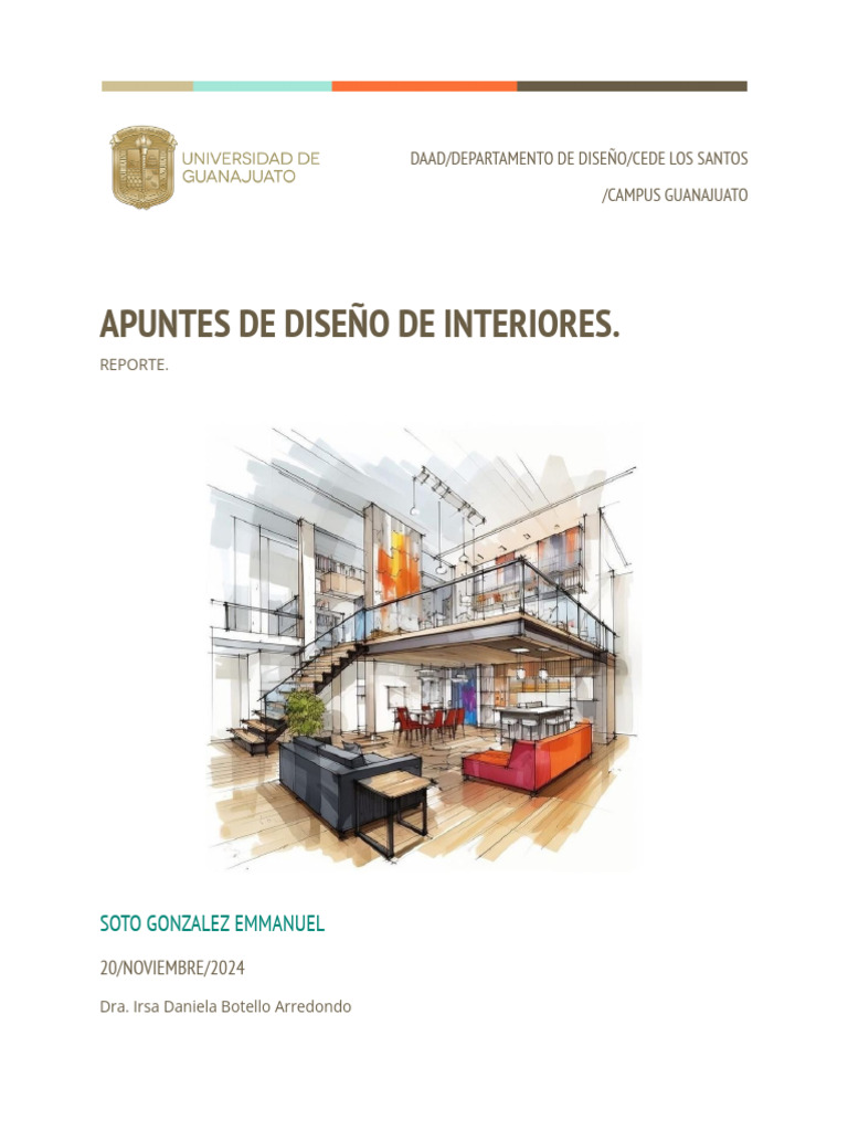 Apuntes sobre Diseño de Interiores | PDF | Diseño | Dibujo