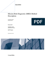Mission Risk Diagnostic (MRD) Method Description 