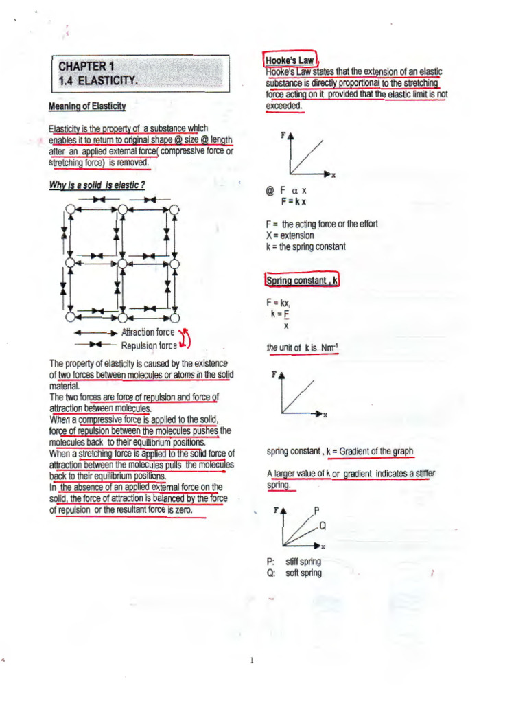 Understanding Elasticity and Its Applications | PDF | Force | Applied ...