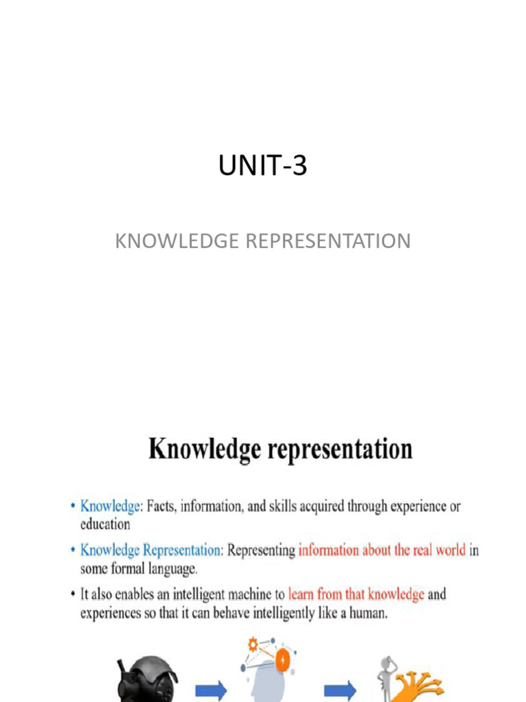 Knowledge Representation in AI Agents | PDF | Deductive Reasoning ...