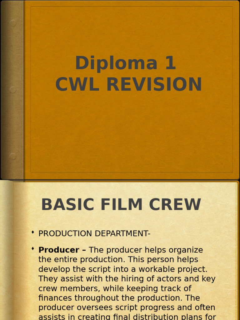 CWL DIP 1 Revision Slides Class 1 | PDF | Video | Data Compression
