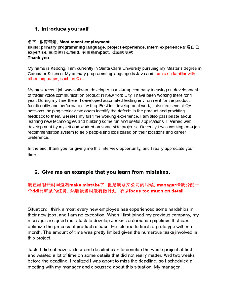 Software Developer Interview Insights | PDF | Linked In | Computer ...