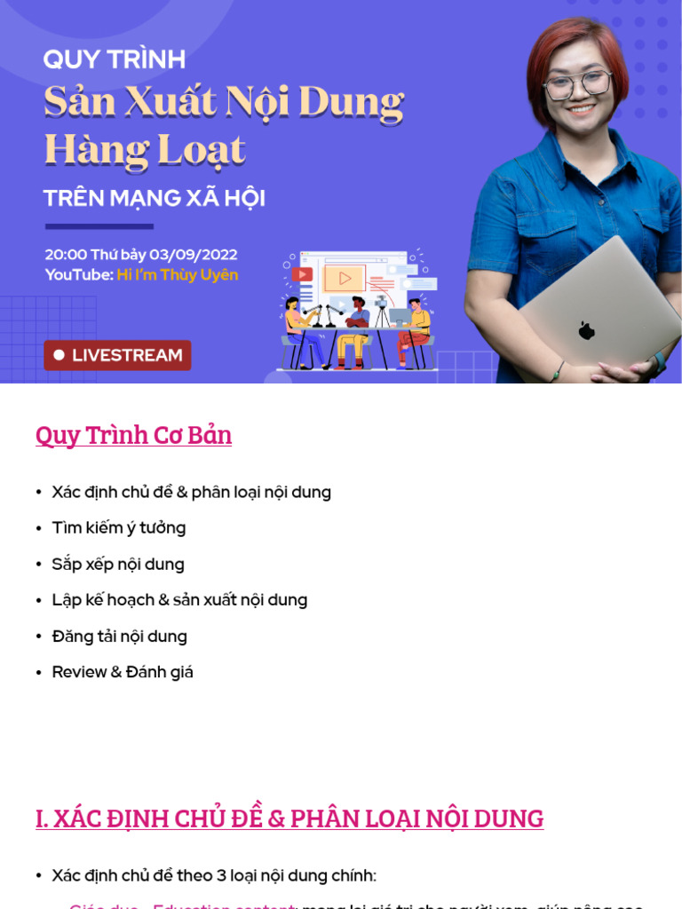 San Xuat Noi Dung Hang Loat Tren MXH | PDF