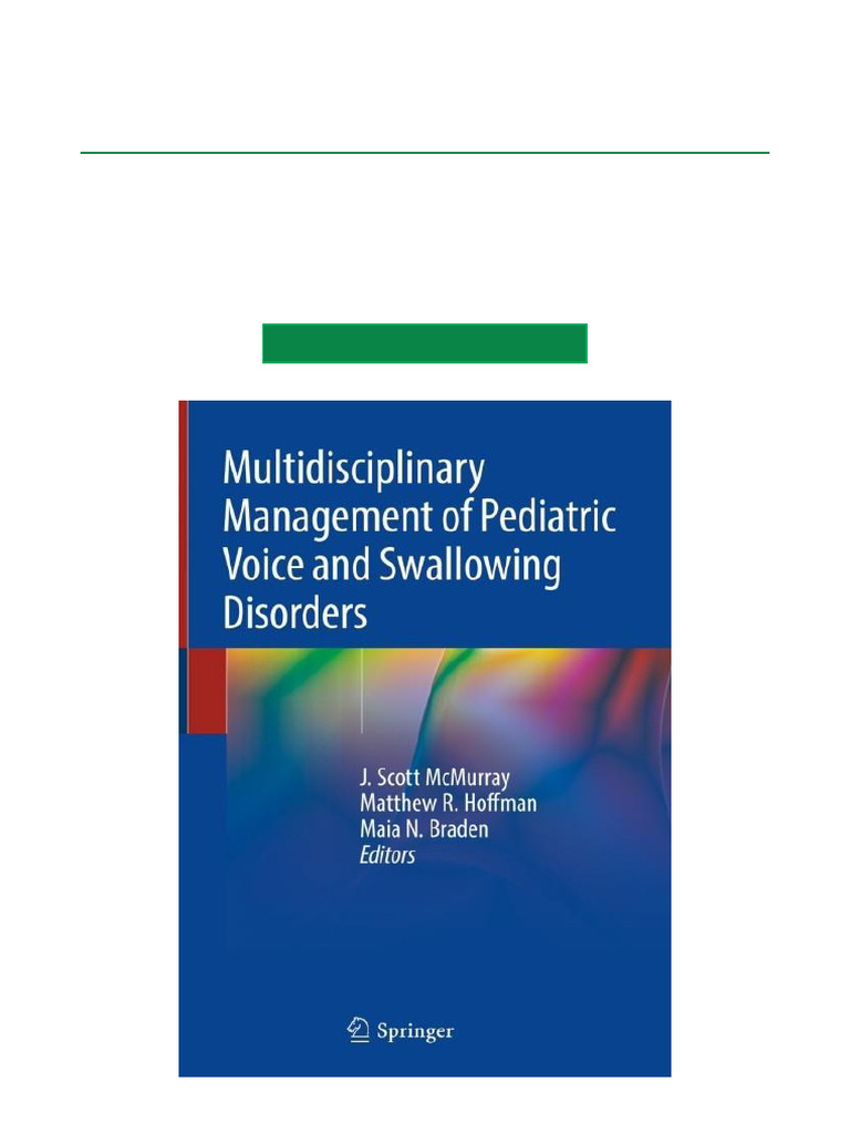 Pediatric Voice and Swallowing Care Guide | PDF