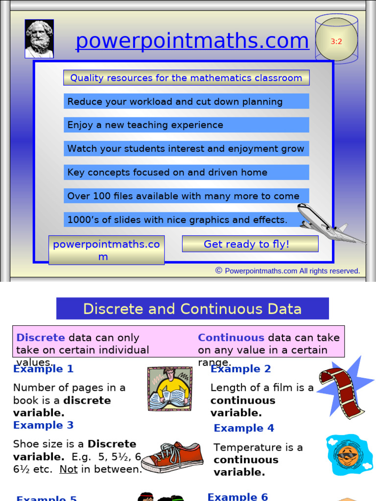 29.06.2020 - Year 8 Set 4 - 7 - Discrete and Continuous Data | PDF
