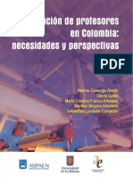 La formación de profesores en Colombia: necesidades y perspectivas