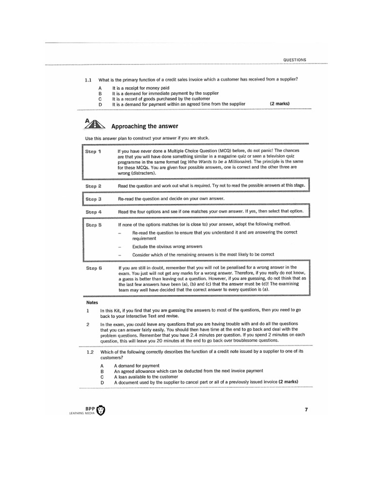 FA1 Mock3 | PDF