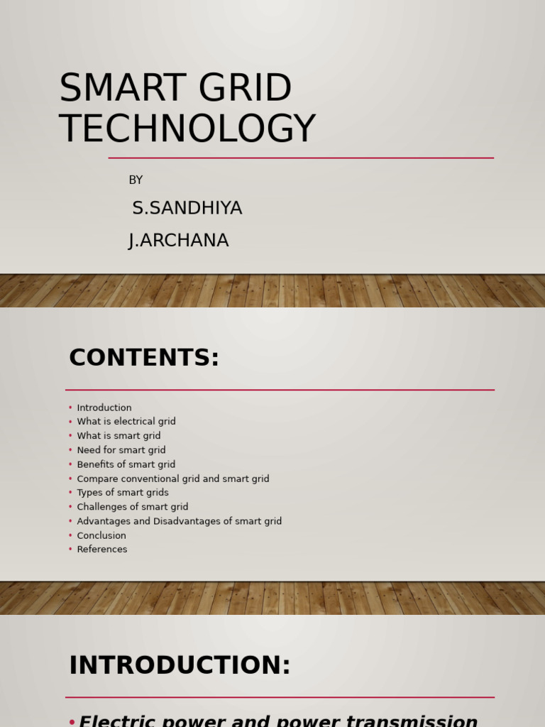 Overview of Smart Grid Technology | PDF | Smart Grid | Electrical Grid