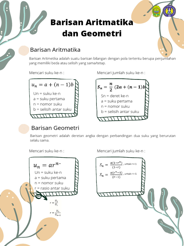 Barisan Aritmatika Geometri Pdf