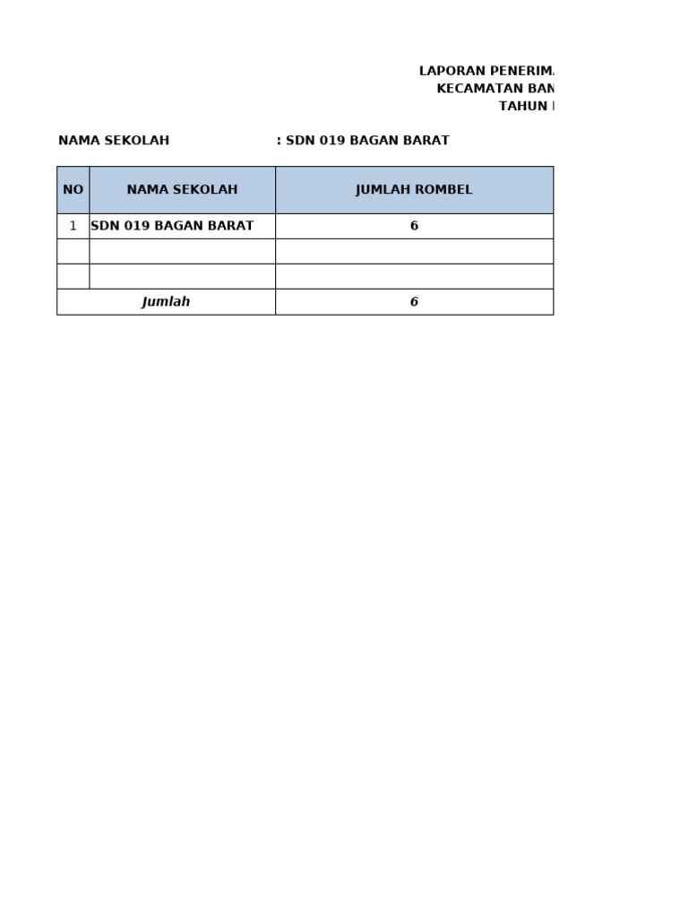 PPDB SDN 019 Bagan Barat 2023/2024 | PDF