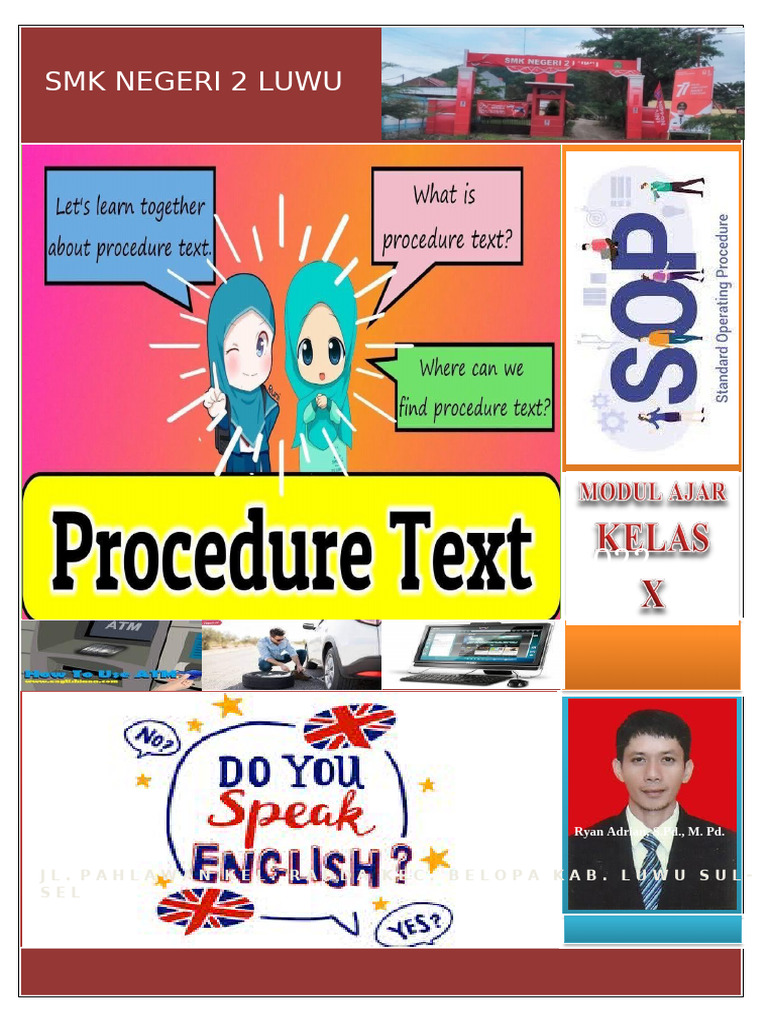 Modul Ajar Procedure Text | PDF