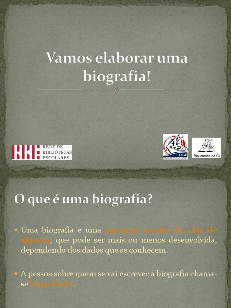 Como Elaborar uma Biografia | PDF