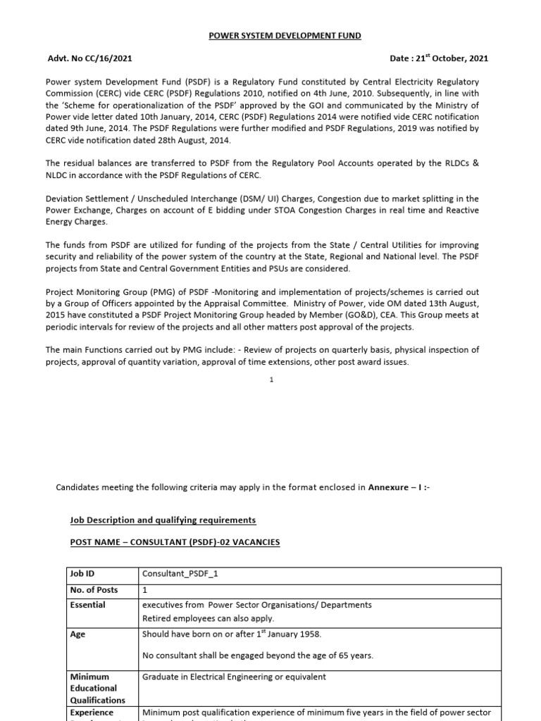 Advertisement Consultants PSDF Final 21-10-2021 | PDF | Academic Degree