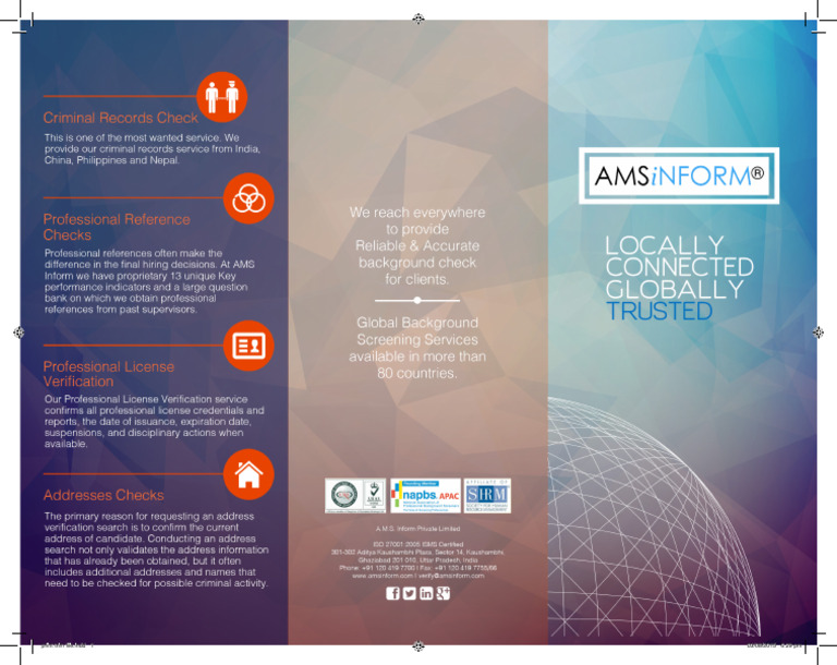 Amsinform Flyer | PDF