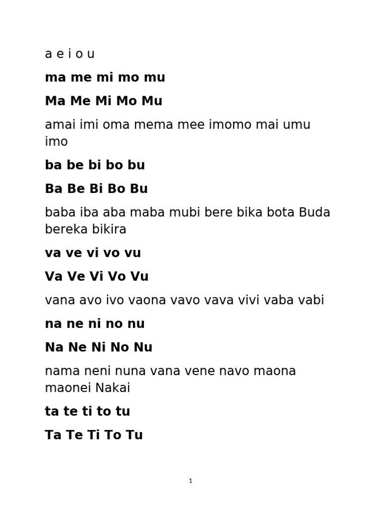 Shona Words and Their Meanings | PDF
