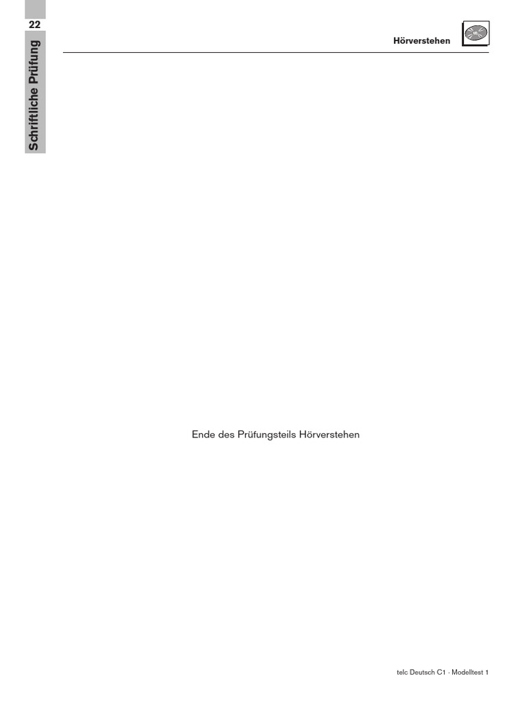 Telc c1 Modellsatz-24-33 | PDF