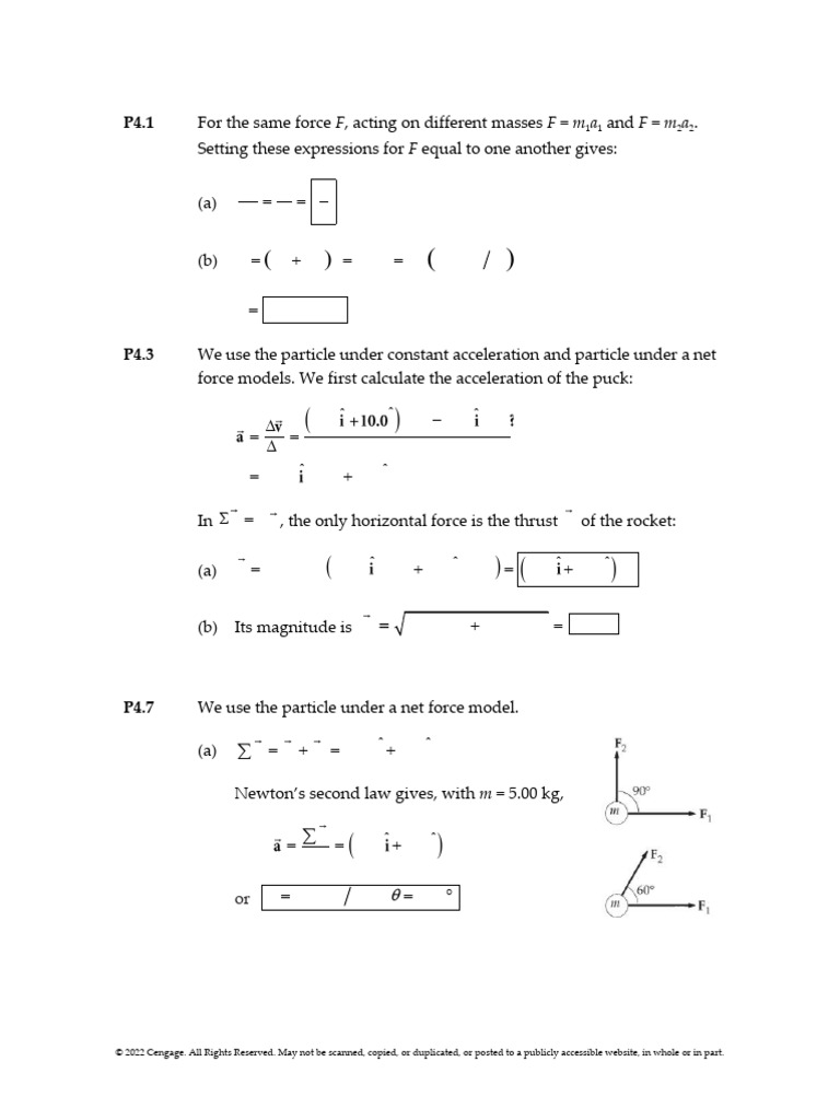 CH 4 | PDF | Force | Weight