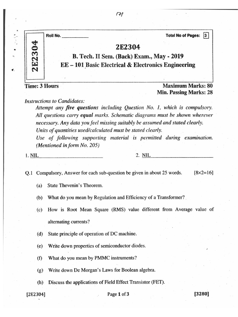 Ii Sem 2019 | PDF