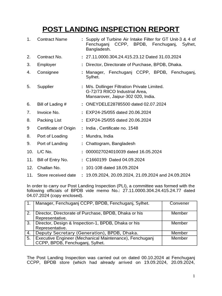 Draft PLI Rreport 415 23 | PDF