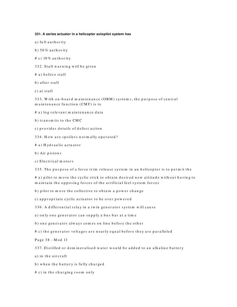 EASA Module 13 All Q&As | PDF | Aerospace Engineering | Aerospace
