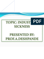 Industial Sickness New