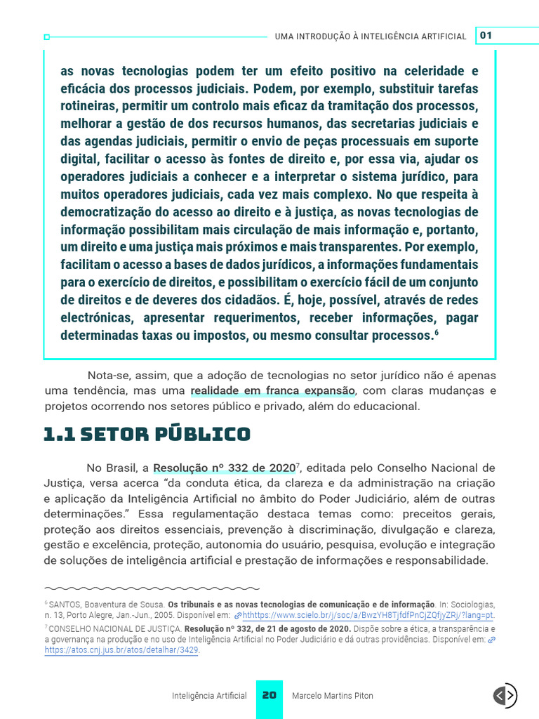 Impacto da IA no Setor Judiciário | PDF | Inteligência artificial ...