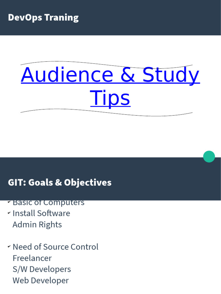 DevOps Training: GIT & Docker Guide | PDF