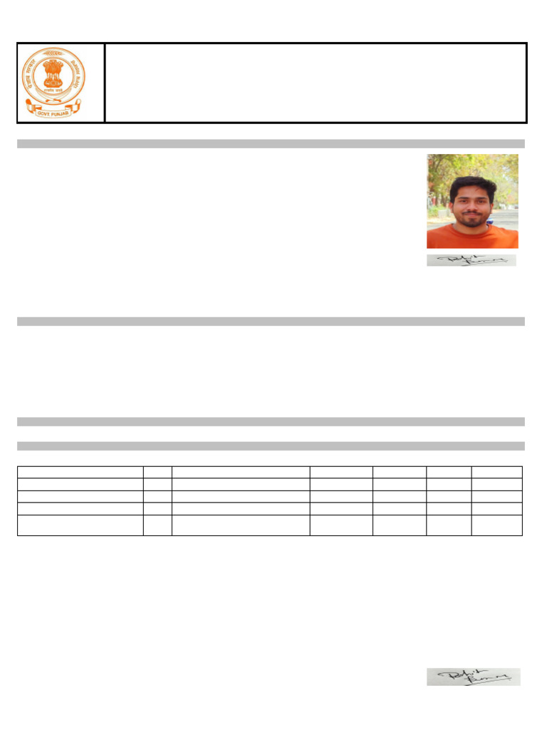Section Officer Form PDF | PDF