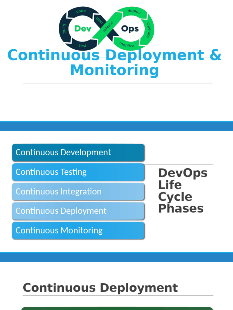 6.1 Continuous Deployment | PDF