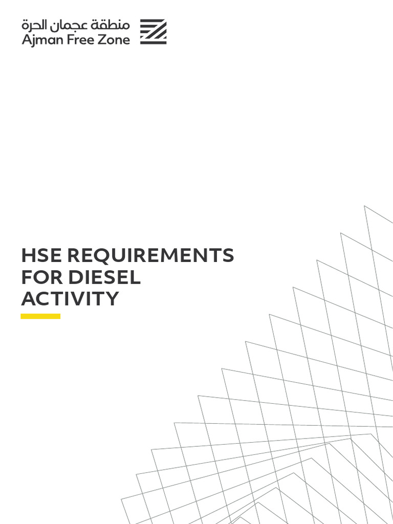 03 - HSE Requirements For Diesel Activity | PDF | Environmental Impact ...