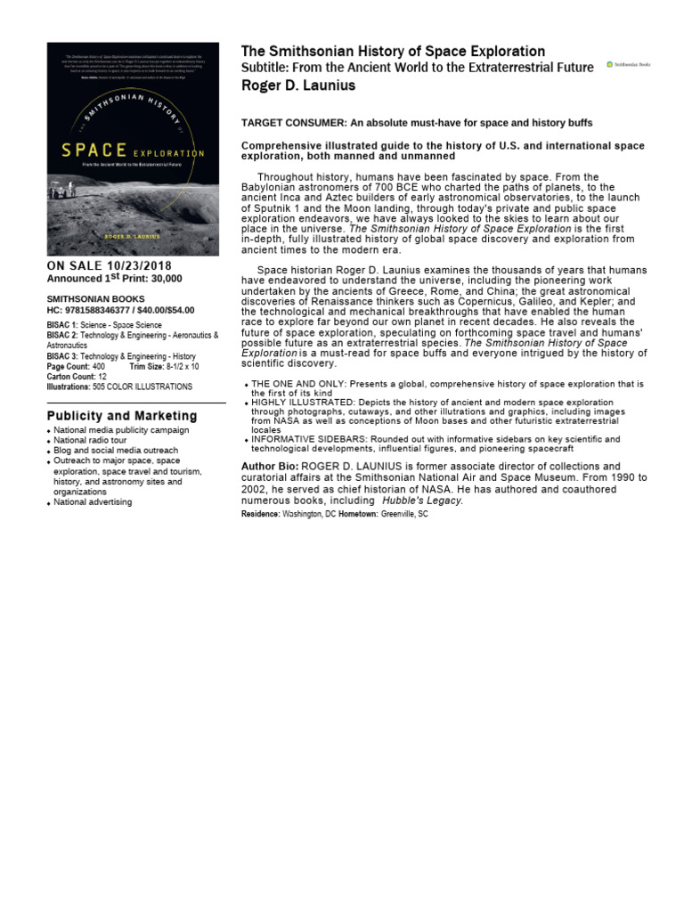 Smithsonian Space Exploration History | PDF | Space Exploration | Astronomy