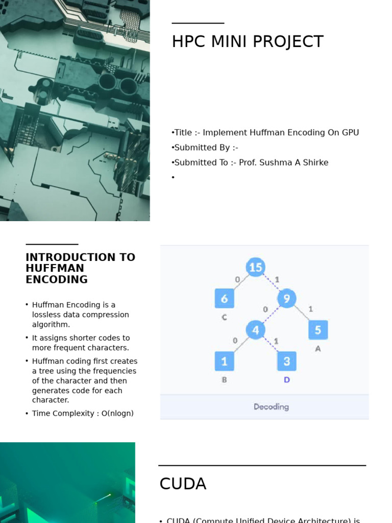 GPU-Based Huffman Encoding Project | PDF