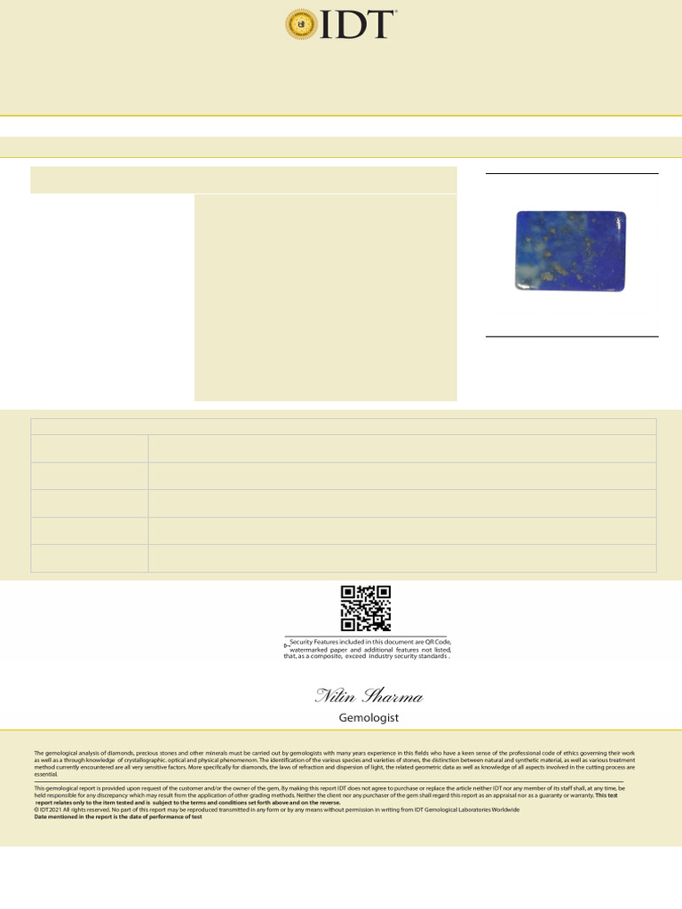 Certificate 100628 | PDF