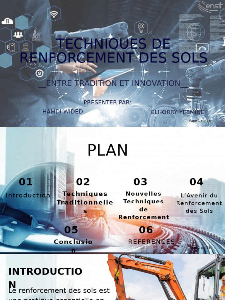 Techniques de Renforcement des Sols | PDF | Fondation (construction ...