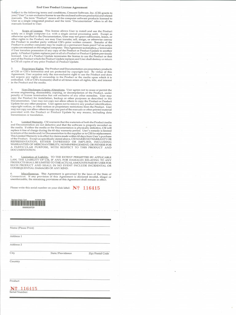 QuickPak Scientific - Registration Card | PDF