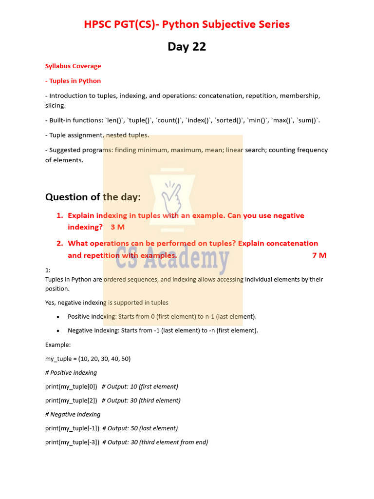 Day 22 Python Answers - 60058968 - 2025 - 05 - 12 - 17 - 37 | PDF ...