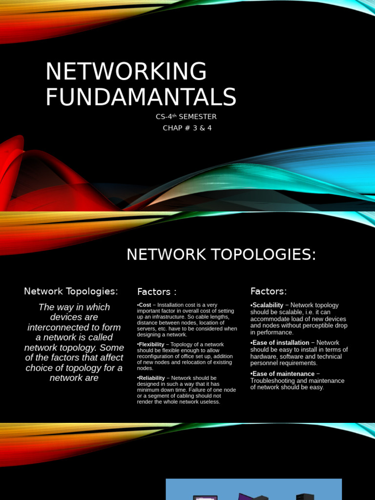 Networking Topologies and Media Overview | PDF | Transmission Medium ...