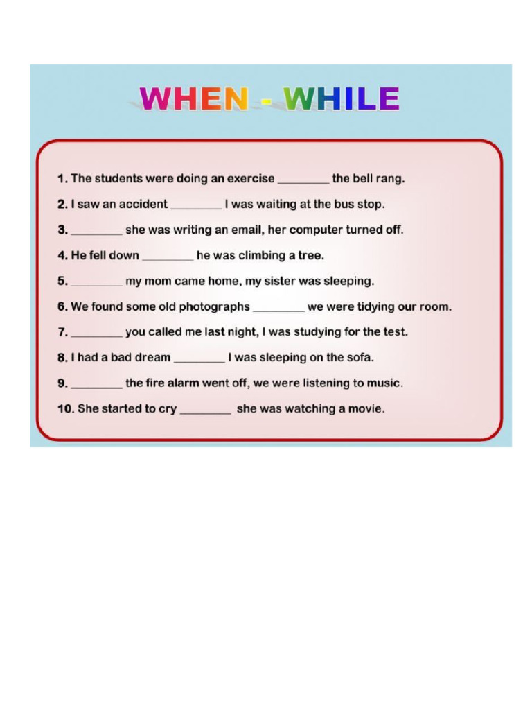 When While 2 | PDF