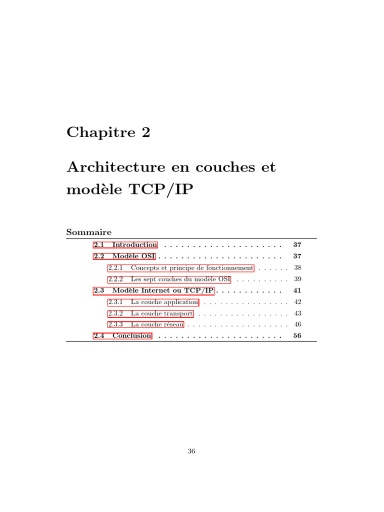 Architecture TCP/IP et Modèle OSI | PDF | Suite des protocoles Internet ...