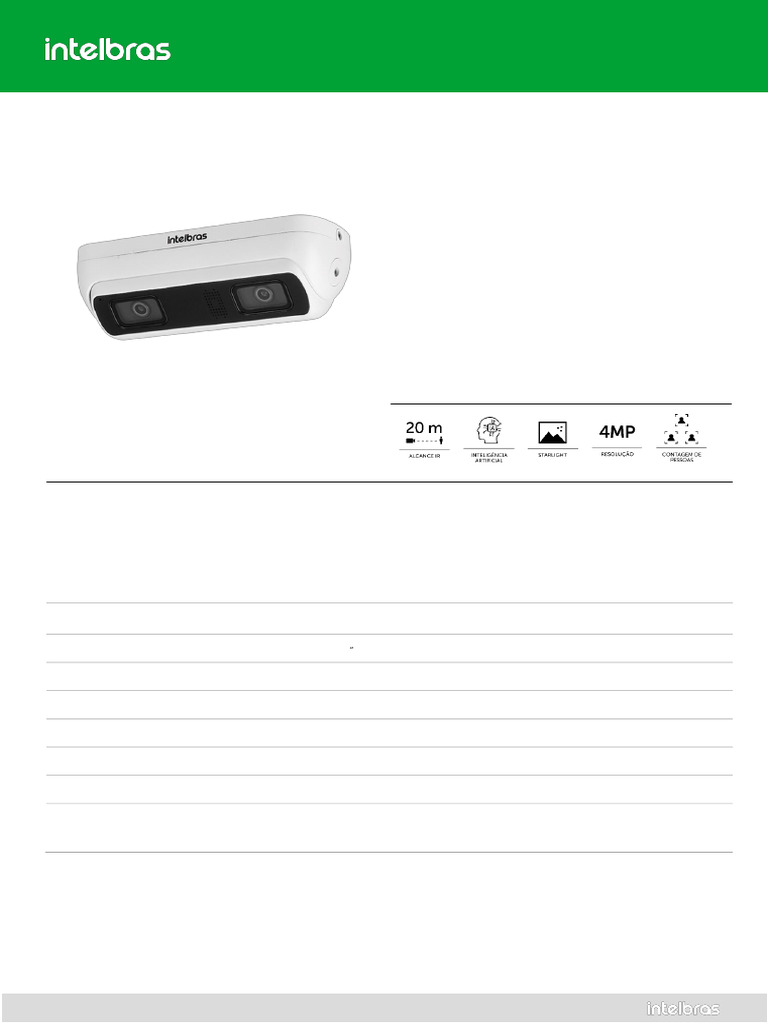 Câmera IP VIP 9420 3D FT com IA | PDF | Câmera | Informática