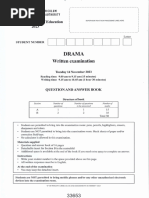 AQA A-Level Drama NEA Planning Guide | PDF | Learning | All Rights Reserved