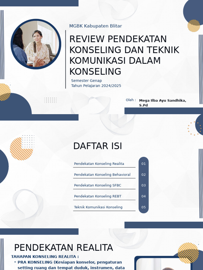 Pendekatan dan Teknik Konseling Efektif | PDF