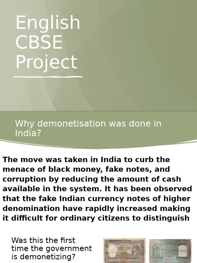 Impact of Demonetization in India | PDF | Indian Black Money | Banks