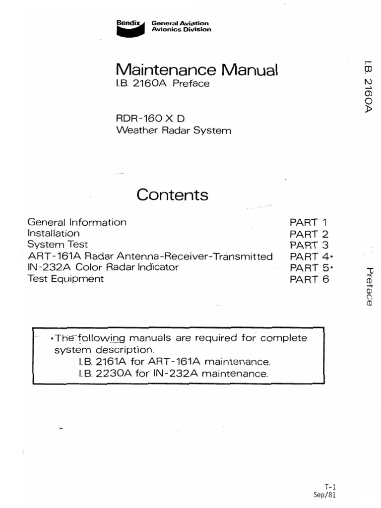 Ib2160a - RDR160XD | PDF | Radar | Antenna (Radio)
